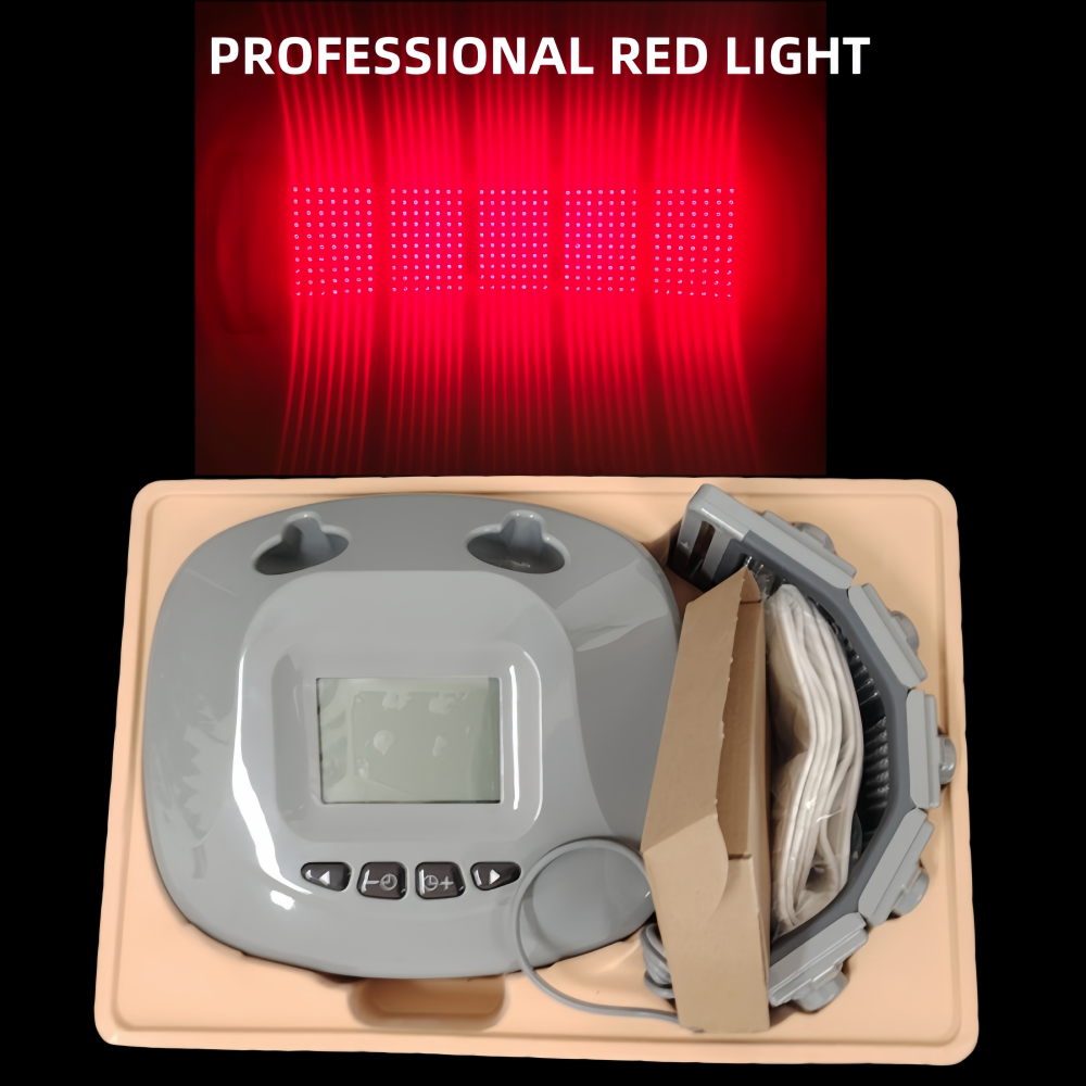 Foldable Red Light Therapy Band, A Device for Vibrating Massage and Red Light Therapy on The Waist and Legs, A Multi-frequency and Dual-mode Vibrating Red Light Therapy Instrument