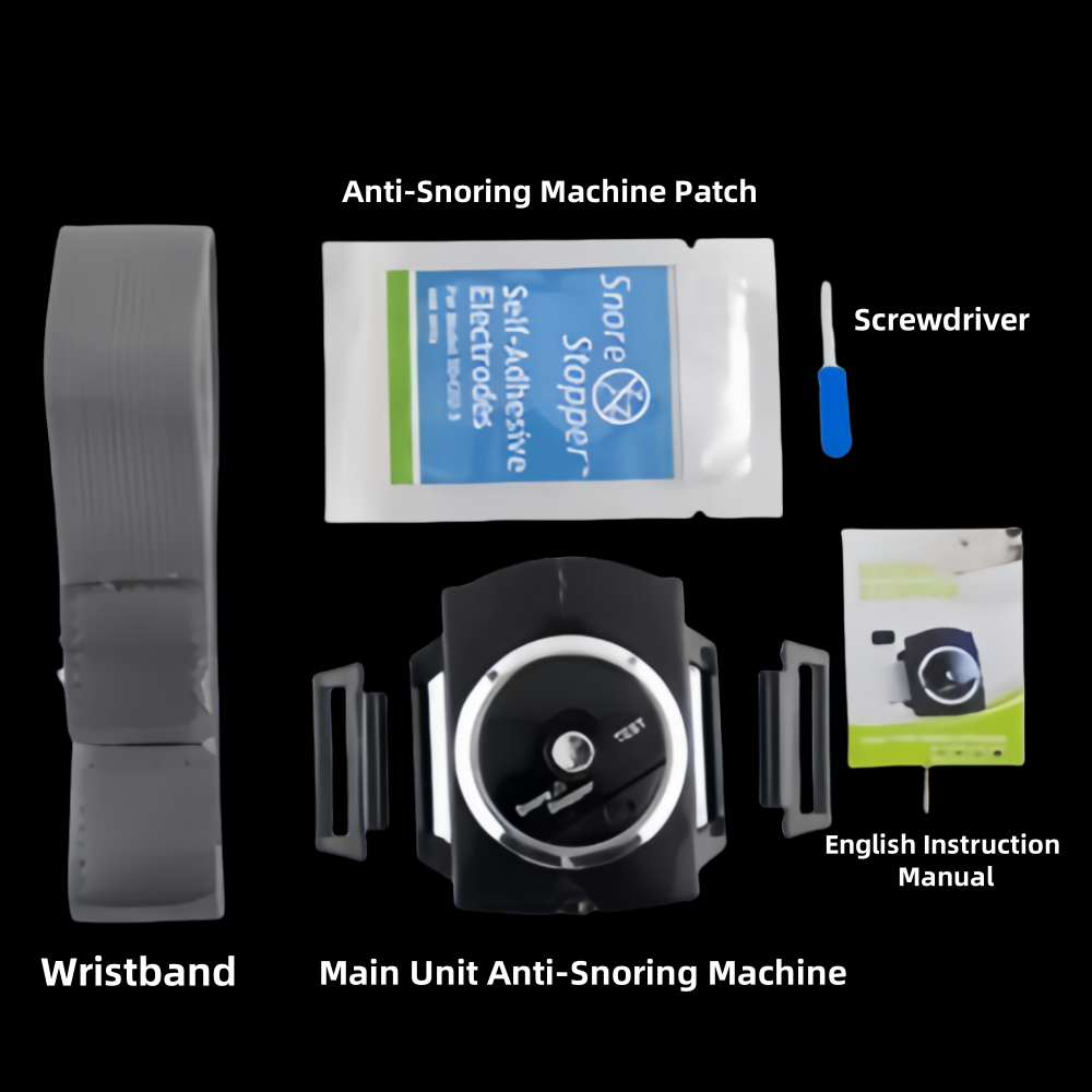 Portable Wrist Snore Stopper,Infrared Electronic Pulse Anti-snoring Device, A Great Sleep Helper for Couples with Multiple Adjustable Settings