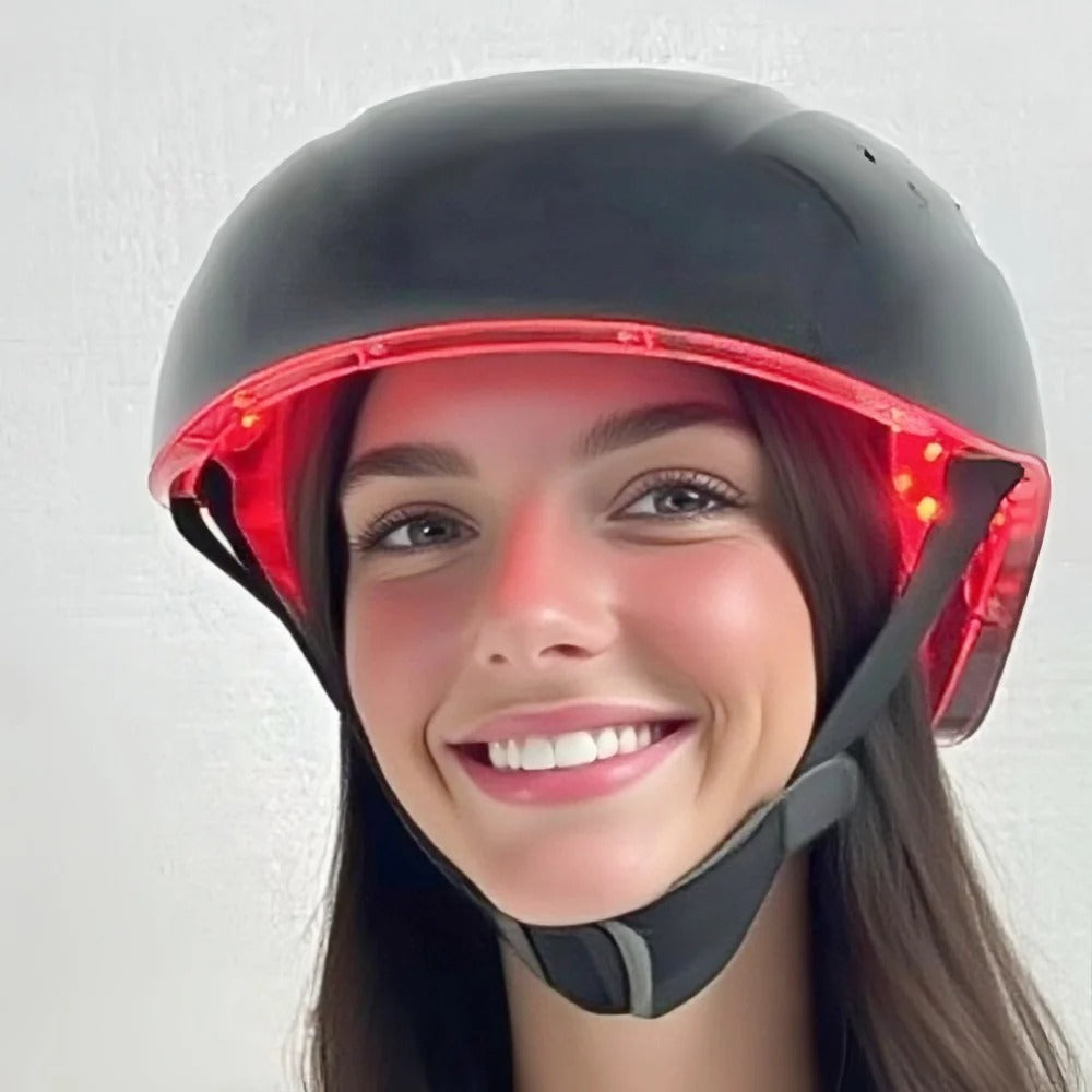 Red Light Therapy Hair Growth Helmet - Daily Use for Thicker Hair, Renew Follicles with Innovation Tech