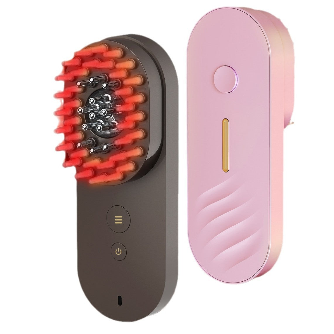 Red Light Smart Massage Comb, Head Care Spa Electric Comb, Microcurrent Pulse Comb