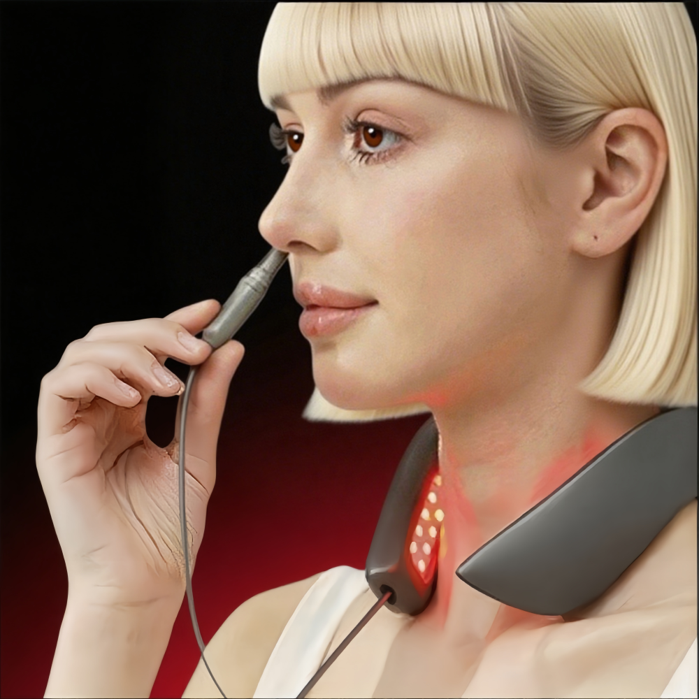 Semiconductor Laser Cervical Spine Instrument, 650nm Semiconductor Nano-laser Physiotherapy Instrument, An Advanced Gift for Soothing The Skin and Relieving Fatigue.